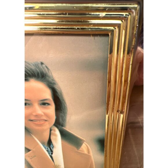 Set Of Two Silverplated Photo Albums With Goldtone Accents Velvet Cover - Picture 4 of 8